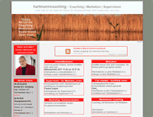 Tablet Screenshot of hartmanncoaching.de